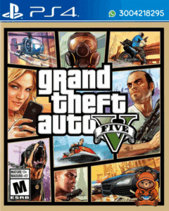 Portada del videojuego GTA V para PS4 en formato digital