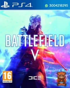 Portada del videojuego Battlefield V para PS4 en formato digital disponible en Juegos Digitales Colombia