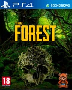 Portada oficial de The Forest PS4, survival horror de supervivencia en isla