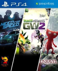 NFS + Ptz vs zombis 2 + Unravel1 Ps4 Ps5