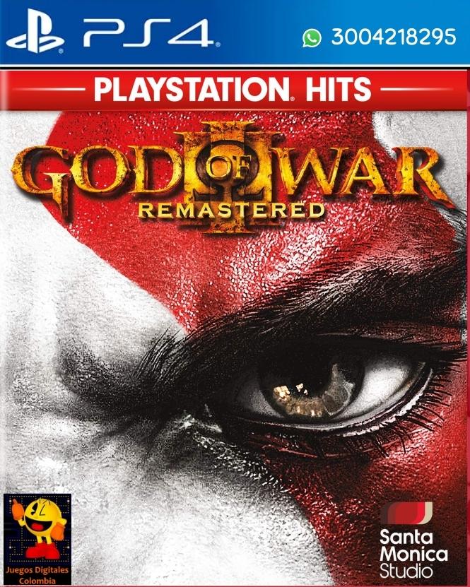 Imagen promocional de God of War 3 PS4 en formato digital disponible en Colombia