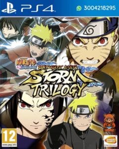Naruto Shippuden Ultimate Ninja Storm Trilogy para PS4, colección de juegos de combate ninja