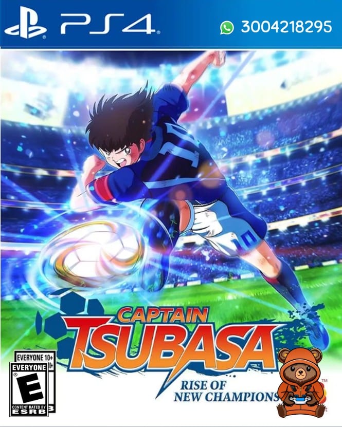 Captain Tsubasa Rise of New Champions para PS4 con estilo anime y jugabilidad arcade