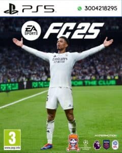 Portada oficial del videojuego FIFA 25 para PS4en formato digital