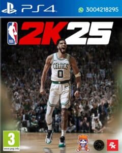 NBA 2K25 PS4 - Juego de baloncesto con jugadores reales y gráficos mejorados