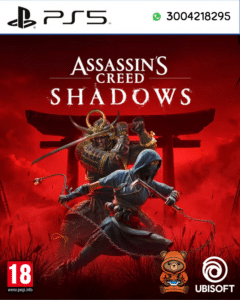 Imagen de Assassins Creed Shadows para PS5, juego de acción y aventura para PlayStation 5 con gráficos mejorados y mundo abierto