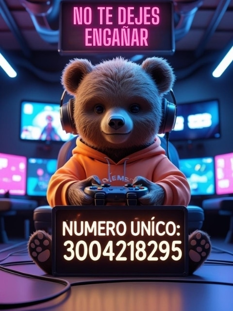 Imagen con el número oficial de WhatsApp de Juegos Digitales Colombia: 3004218295