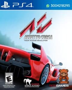 Assetto Corsa PS4 - simulador de conducción realista con autos deportivos