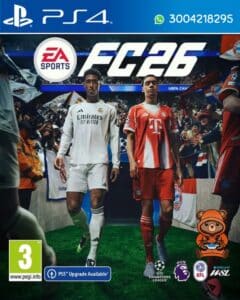 Portada oficial del videojuego FC 26 para PS4