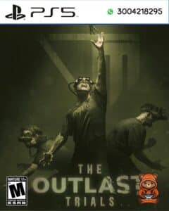Portada del videojuego The Outlast Trials versión PS5, juego cooperativo de terror psicológico