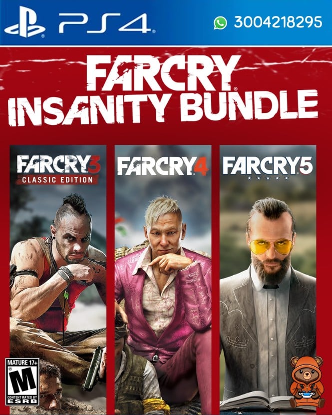 Far Cry Trilogy PS4 juego de acción y mundo abierto
