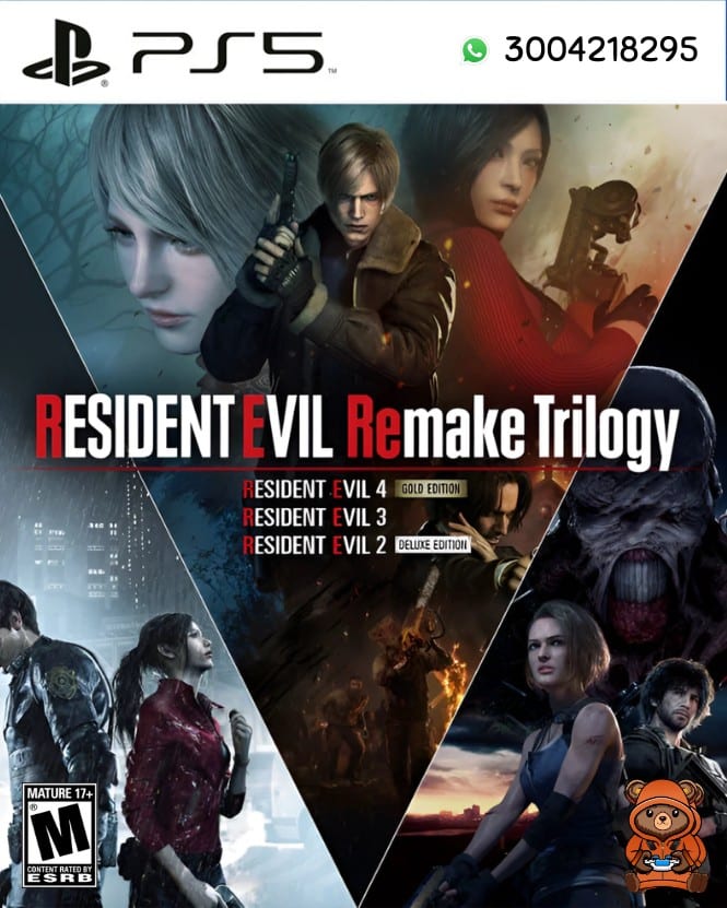 Resident Evil Remake Trilogy PS5