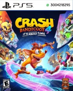 Crash Bandicoot 4 It’s About Time PS5 juego de plataformas 4K