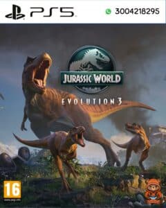 Jurassic World Evolution 3 PS5 juego de gestión de dinosaurios
