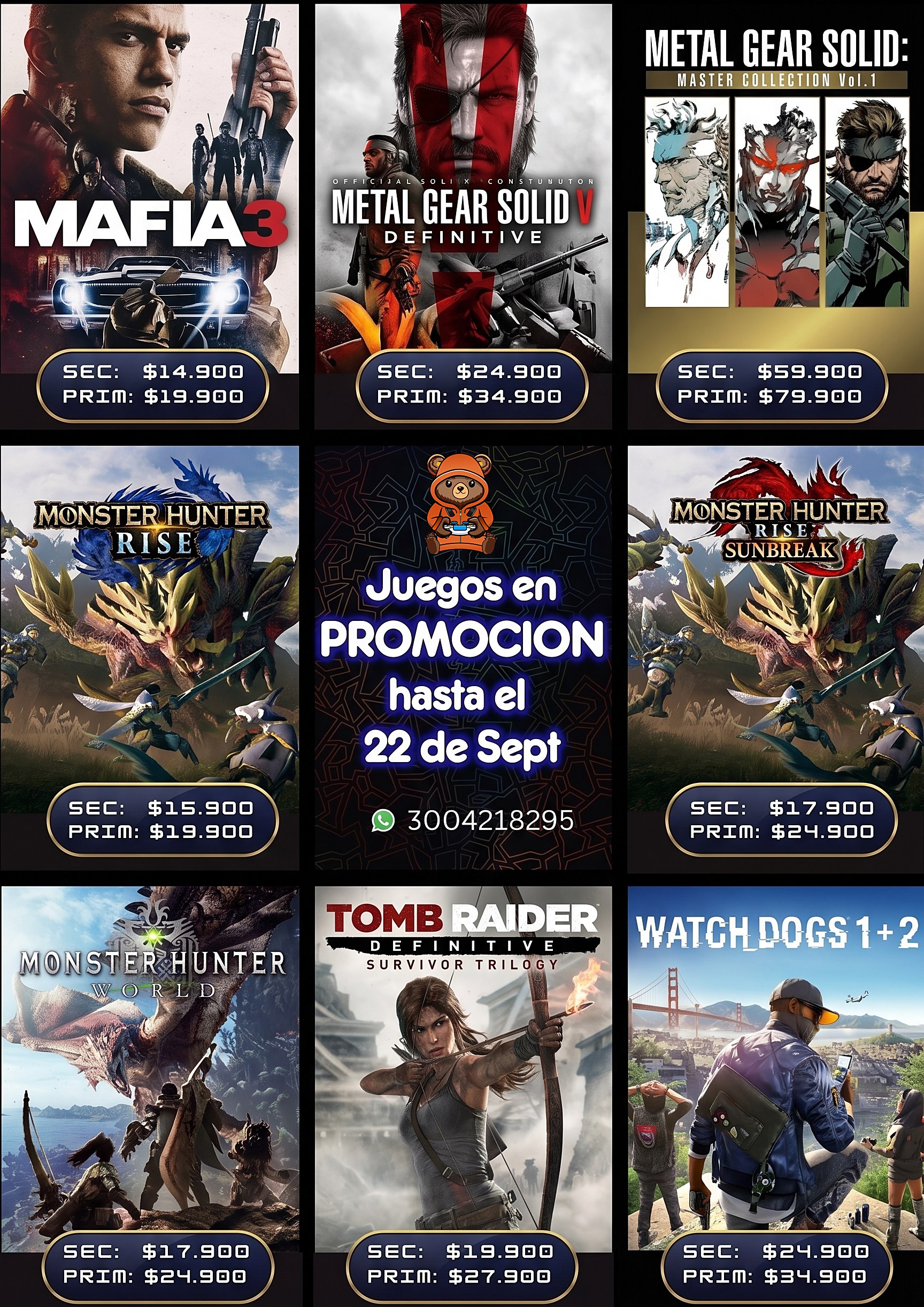 JUEGOS DIGITALES PARA PS4 Colombia