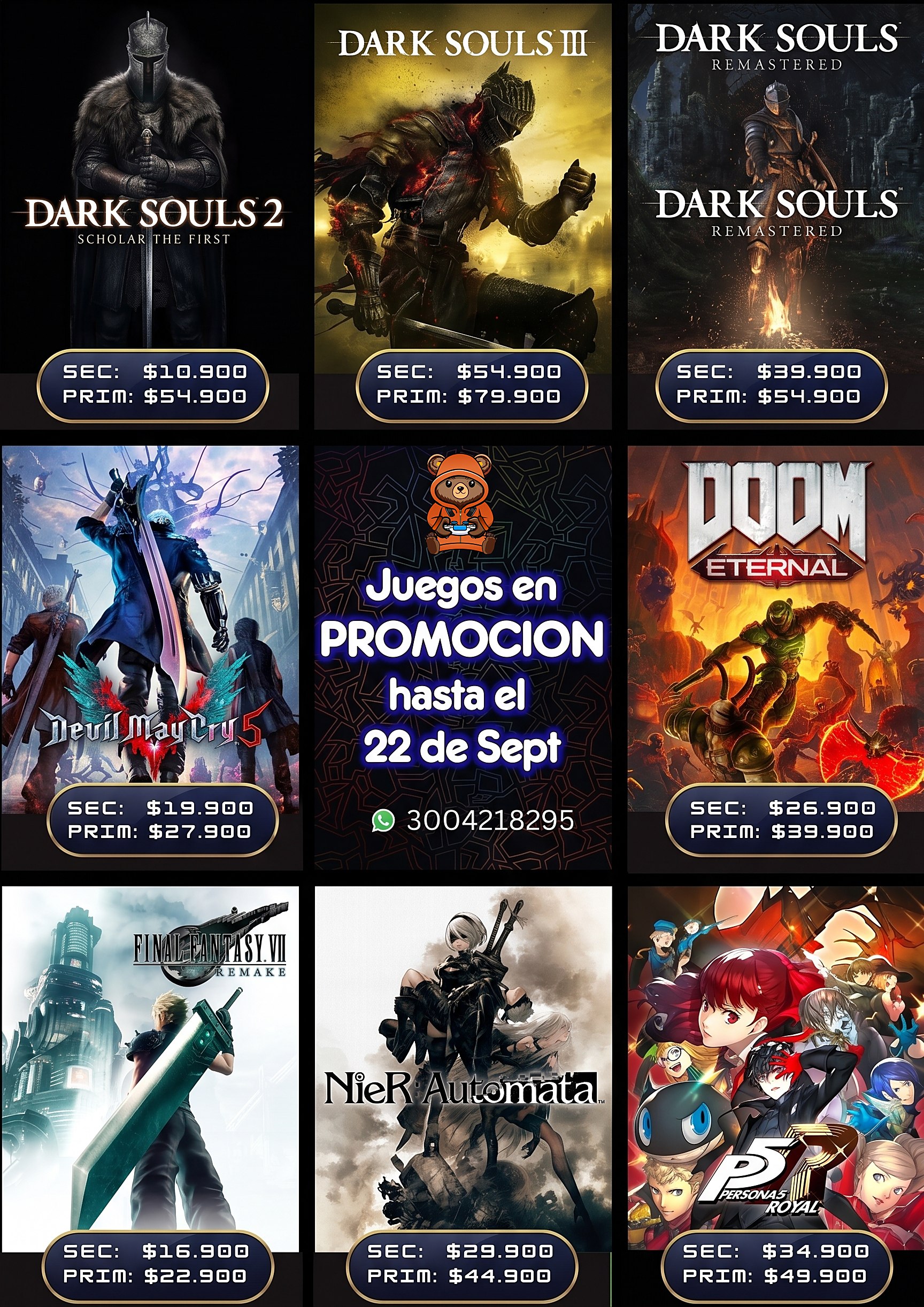 Promocion para PS4 Colombia