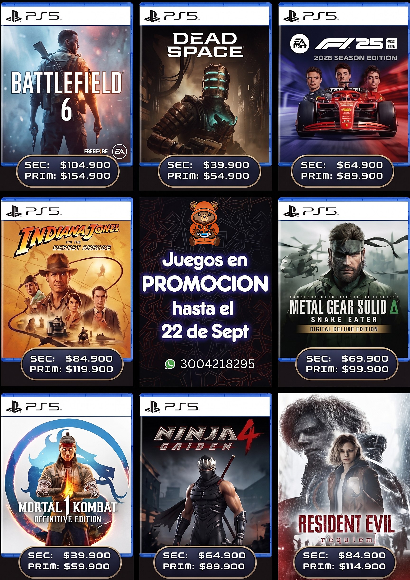 Promociones PS5 y PS4 Colombia
