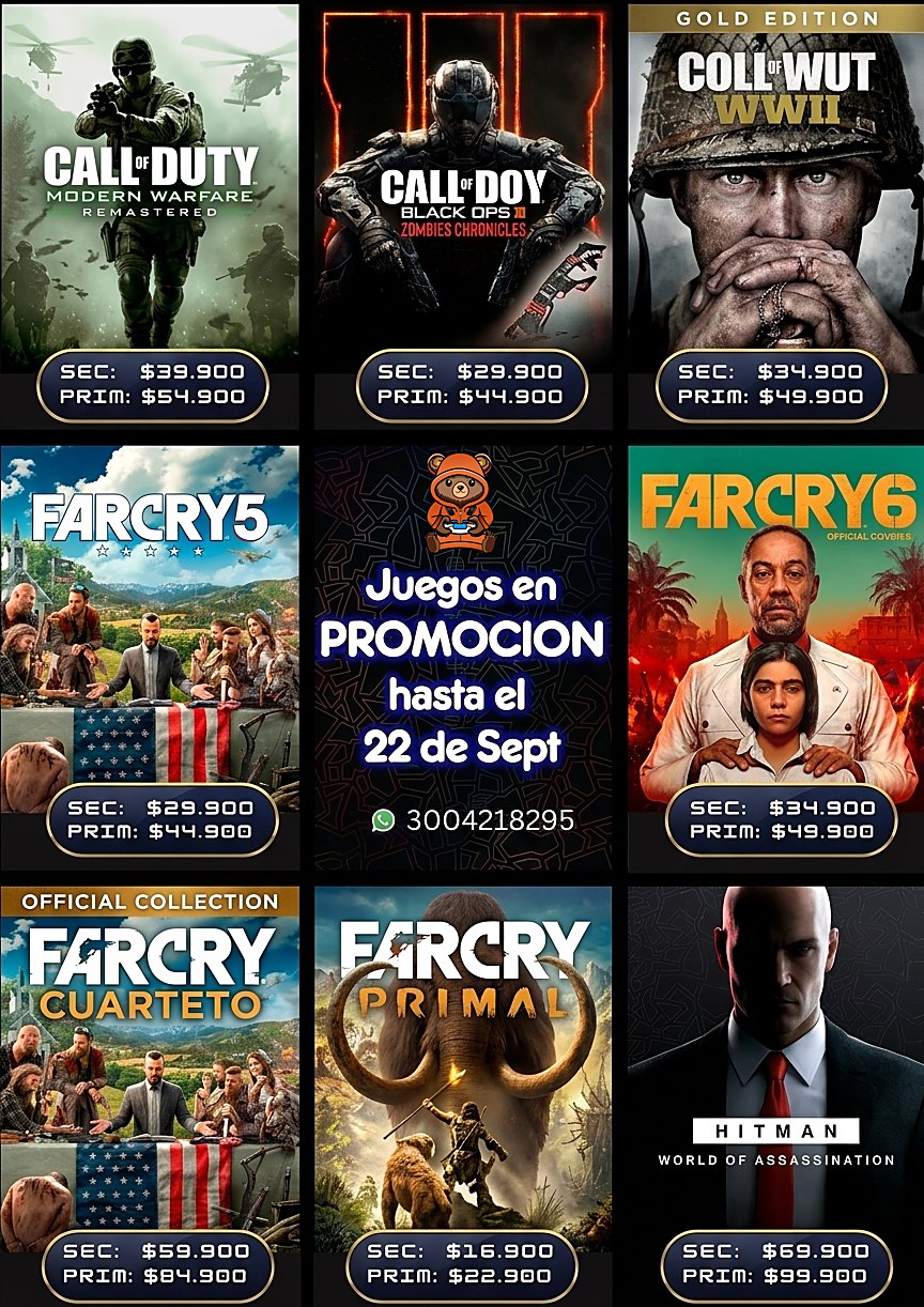 Promociones para PS5 y PS4 Colombia